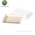 Makanan Jepun Biodegradable Takeaway Paper Sushi Container